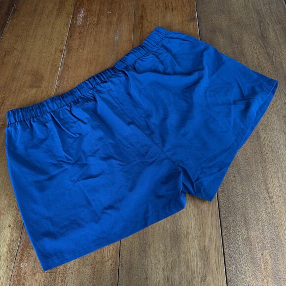 Halara High Waisted Drawstring 3" Shorts Sz 4X Night Blue Pockets Casual Stretch - Picture 5 of 12